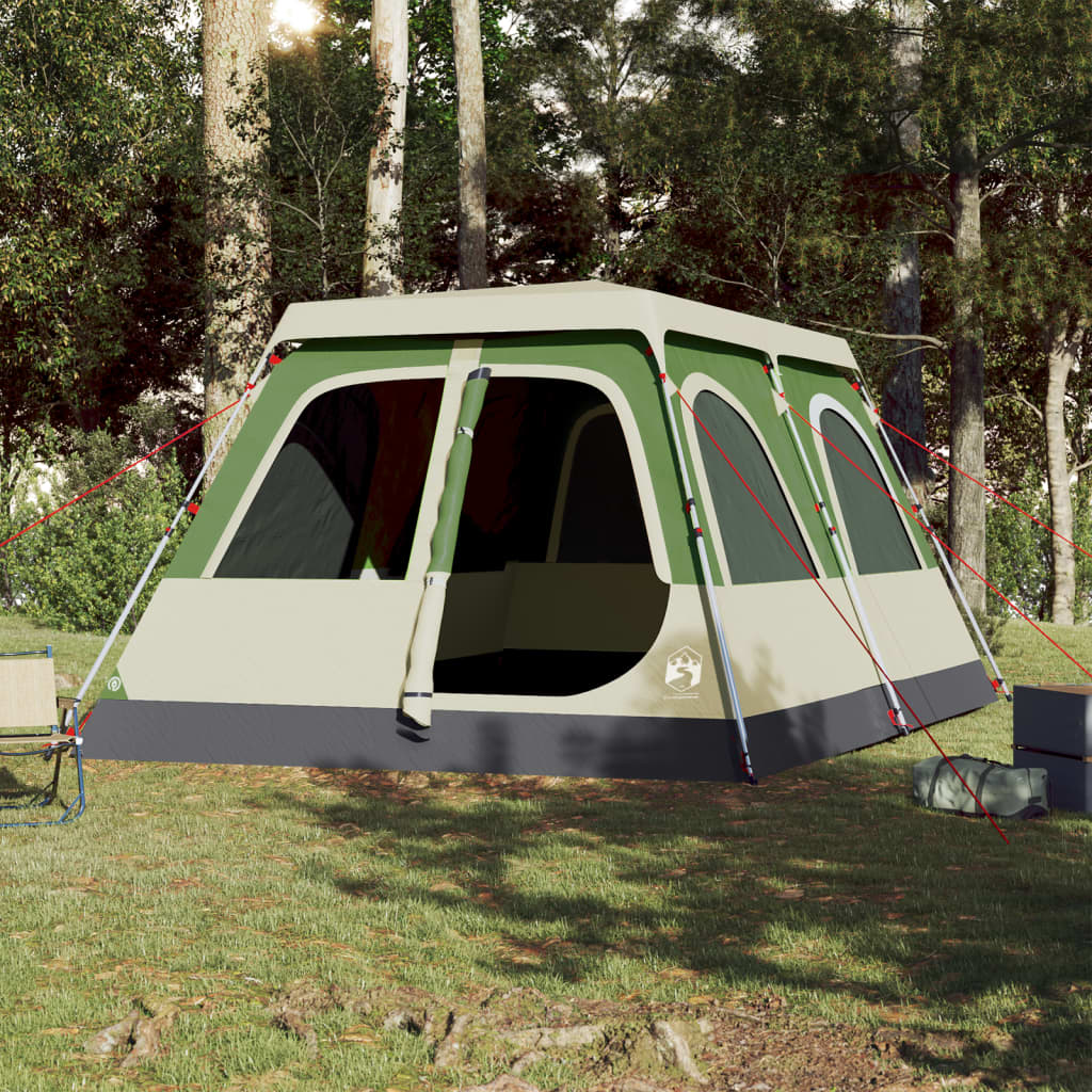 Koepeltent 10-persoons snelontgrendeling groen is nu te koop bij PeponiXL, paradijselijk wonen!