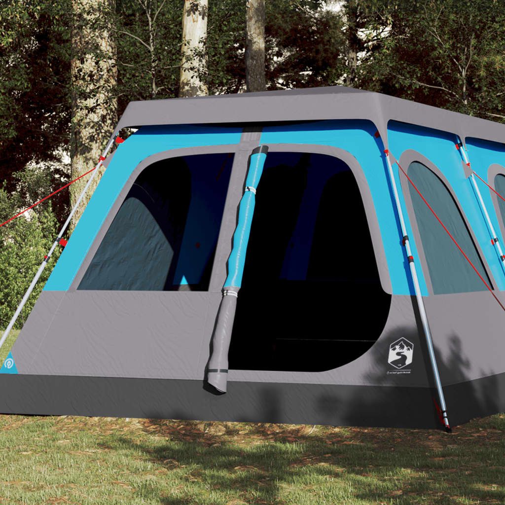 Koepeltent 10-persoons snelontgrendeling blauw is nu te koop bij PeponiXL, paradijselijk wonen!