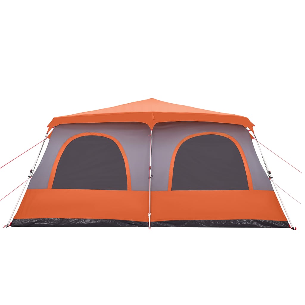 Koepeltent 10-persoons snelontgrendeling grijs en oranje is nu te koop bij PeponiXL, paradijselijk wonen!