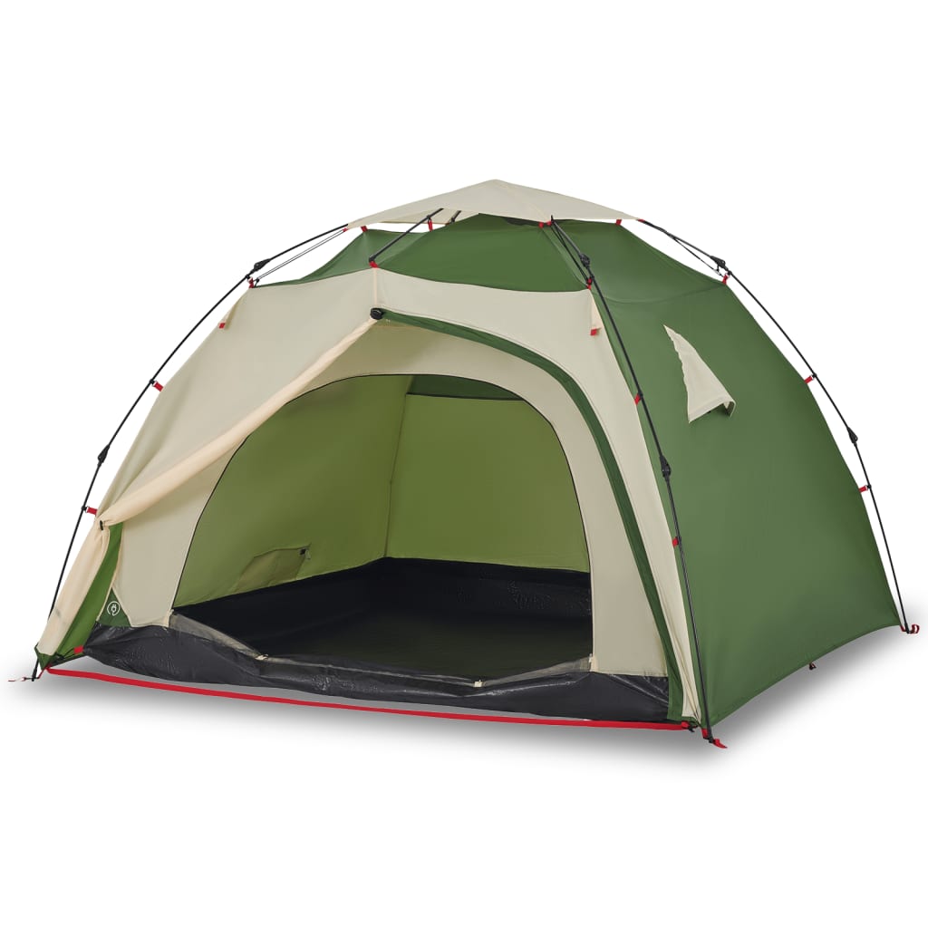 Koepeltent 4-persoons snelontgrendeling groen is nu te koop bij PeponiXL, paradijselijk wonen!