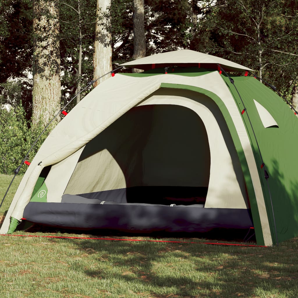 Koepeltent 4-persoons snelontgrendeling groen is nu te koop bij PeponiXL, paradijselijk wonen!