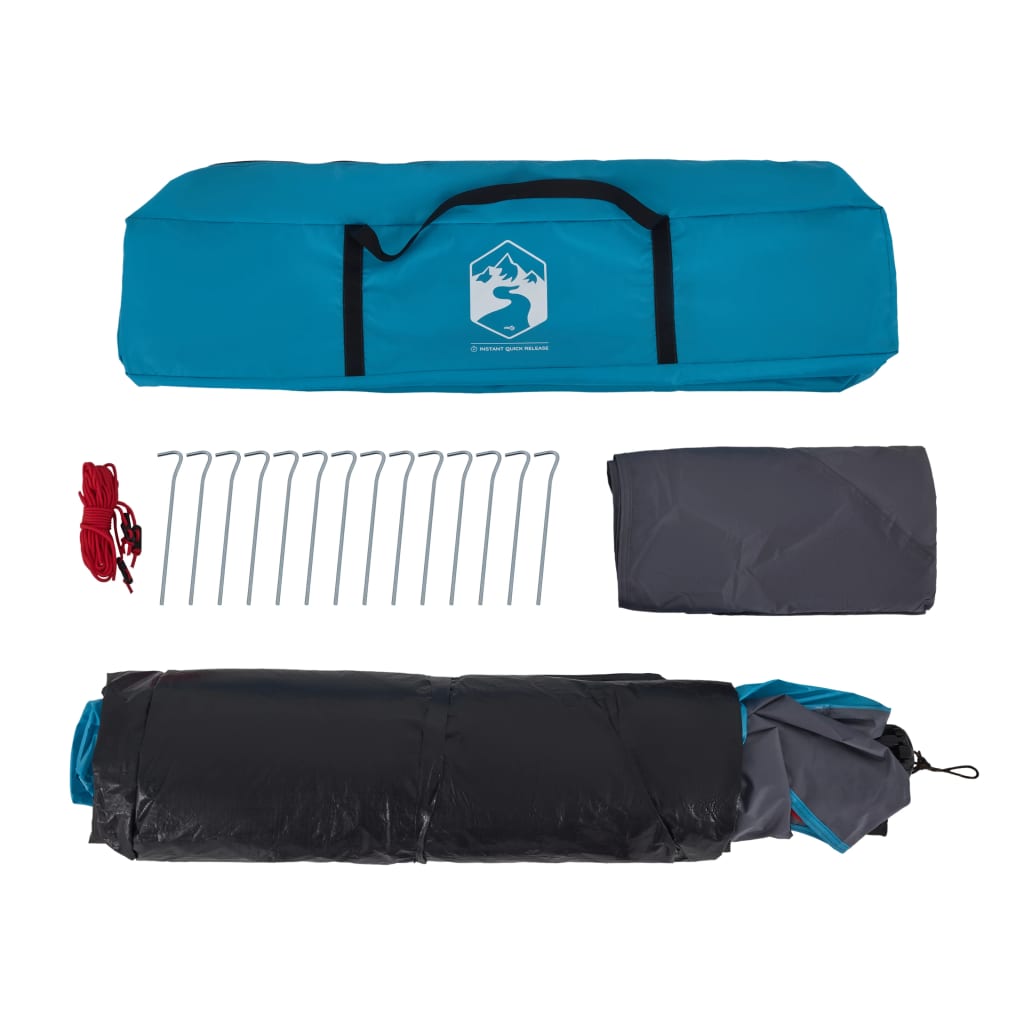 Koepeltent 4-persoons snelontgrendeling blauw is nu te koop bij PeponiXL, paradijselijk wonen!