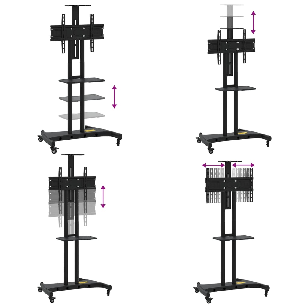 TV-standaard wielen 32-70 inch scherm 60 kg Max VESA 600x400 mm is nu te koop bij PeponiXL, paradijselijk wonen!