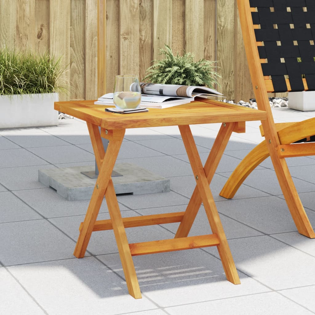 Tuinbijzettafel 40x40x40 cm massief acaciahout is nu te koop bij PeponiXL, paradijselijk wonen!