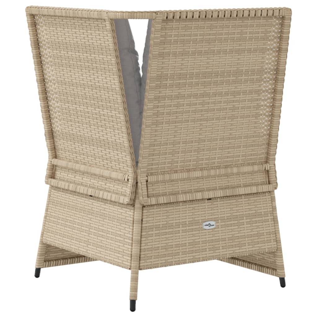 Tuinhoekbank met kussens poly rattan beige is nu te koop bij PeponiXL, paradijselijk wonen!