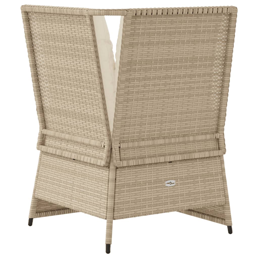 Tuinhoekbank met kussens poly rattan beige is nu te koop bij PeponiXL, paradijselijk wonen!