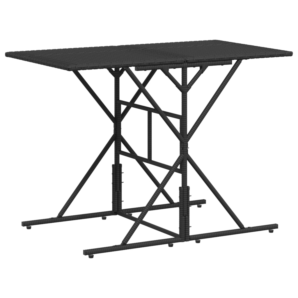 7-delige Tuinset met kussens poly rattan zwart is nu te koop bij PeponiXL, paradijselijk wonen!