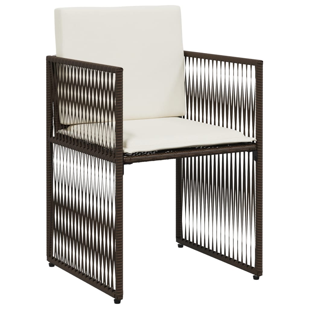7-delige Tuinset met kussens poly rattan bruin is nu te koop bij PeponiXL, paradijselijk wonen!
