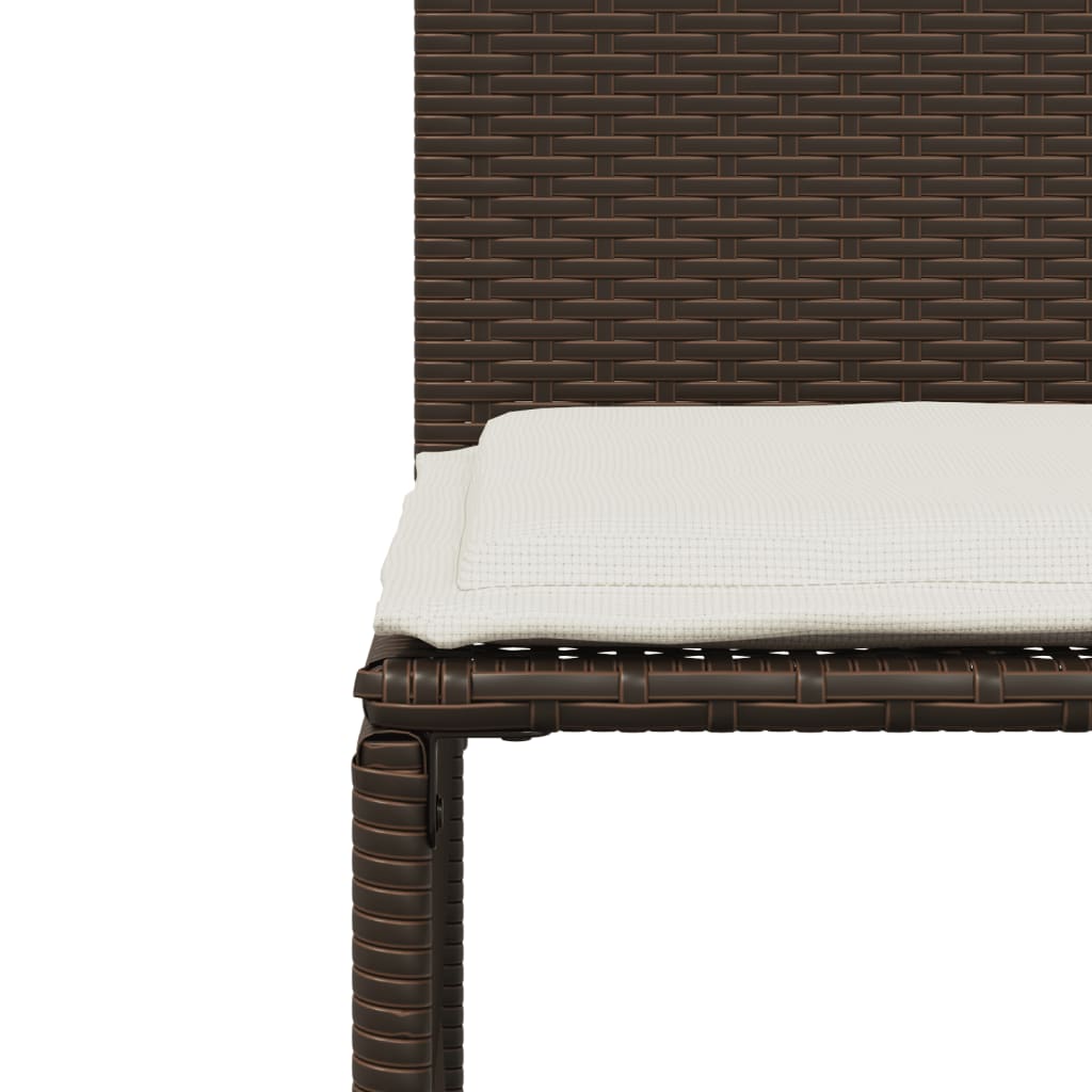 7-delige Tuinset met kussens poly rattan bruin is nu te koop bij PeponiXL, paradijselijk wonen!