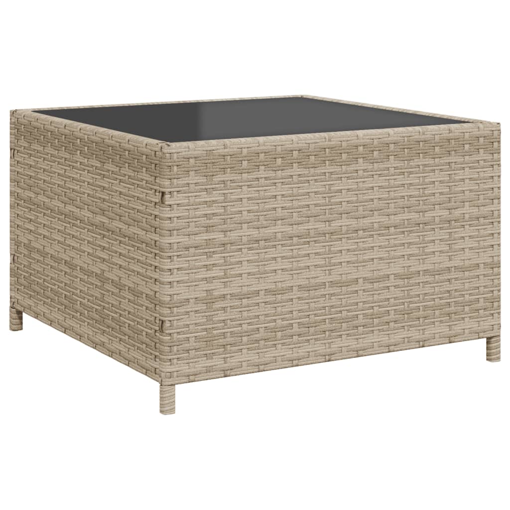 Tuinbank met tafel en kussens L-vormig poly rattan lichtgrijs is nu te koop bij PeponiXL, paradijselijk wonen!