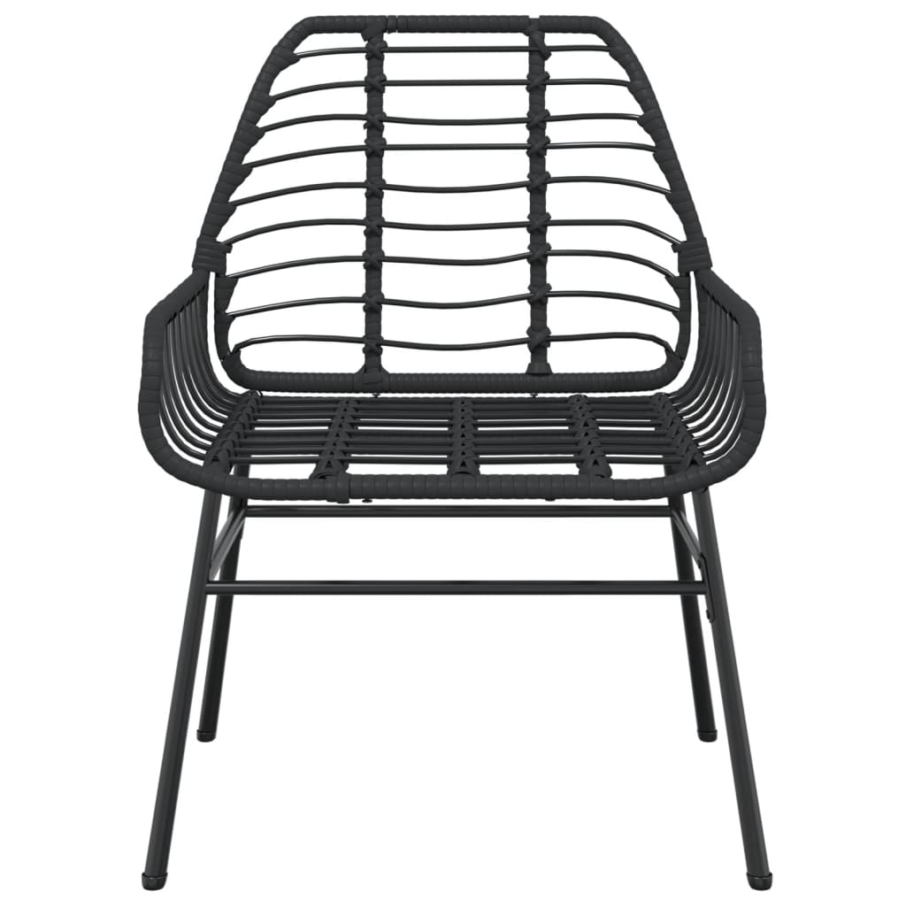 Tuinstoelen 2 st poly rattan zwart is nu te koop bij PeponiXL, paradijselijk wonen!