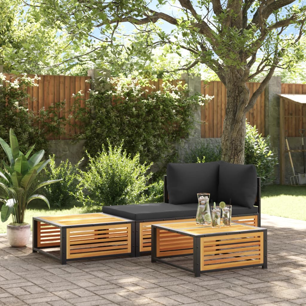 Tuintafel 68x68x30 cm massief acaciahout is nu te koop bij PeponiXL, paradijselijk wonen!