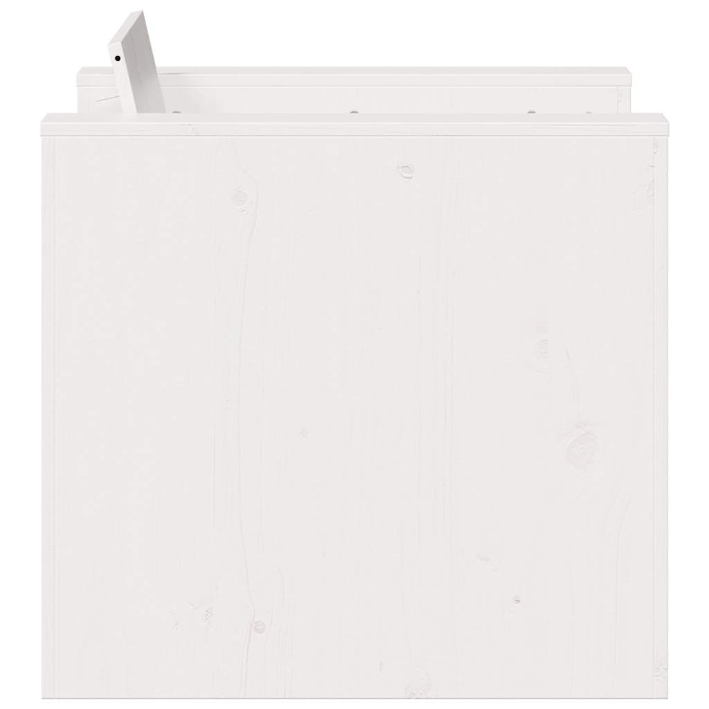 2-delige Loungeset massief grenenhout wit is nu te koop bij PeponiXL, paradijselijk wonen!