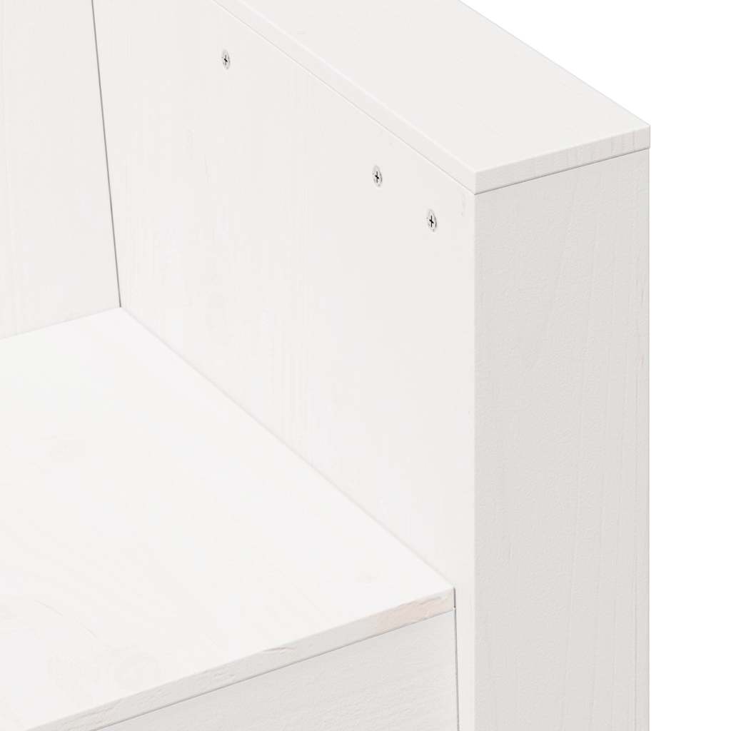 2-delige Loungeset massief grenenhout wit is nu te koop bij PeponiXL, paradijselijk wonen!