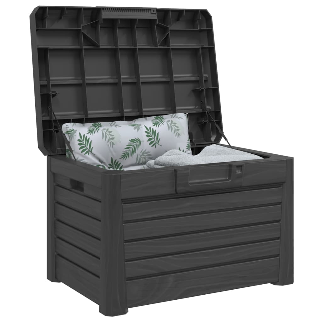 Kussenbox 73x50,5x46,5 cm polypropeen antracietkleurig is nu te koop bij PeponiXL, paradijselijk wonen!