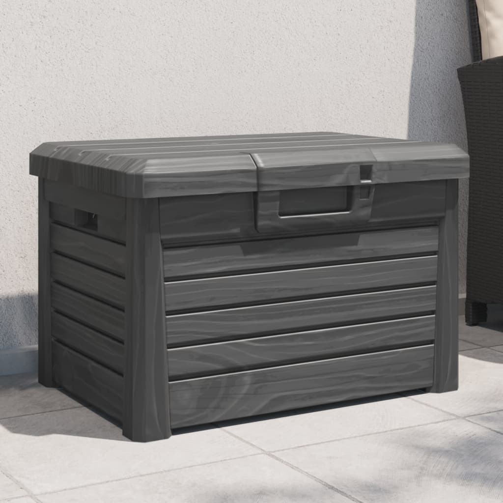 Kussenbox 73x50,5x46,5 cm polypropeen antracietkleurig is nu te koop bij PeponiXL, paradijselijk wonen!