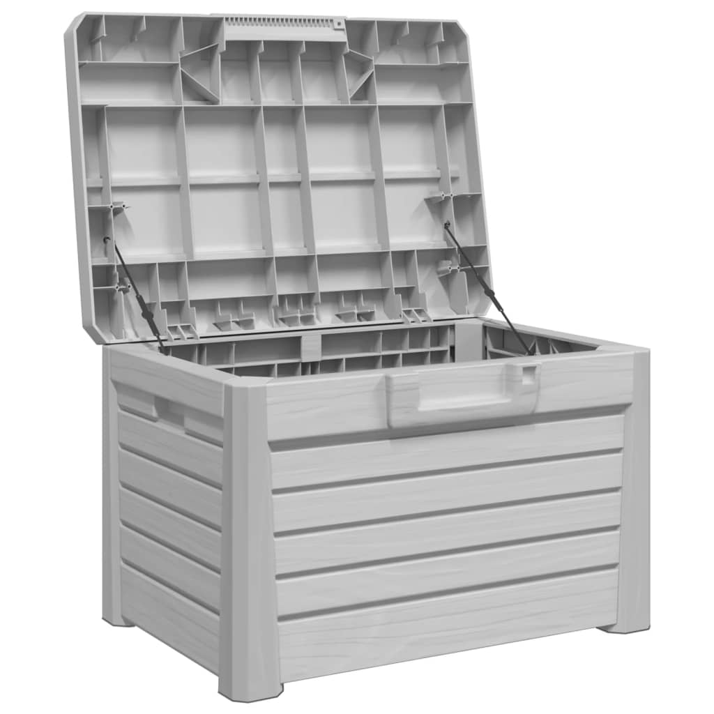 Kussenbox 73x50,5x46,5 cm polypropeen grijs is nu te koop bij PeponiXL, paradijselijk wonen!