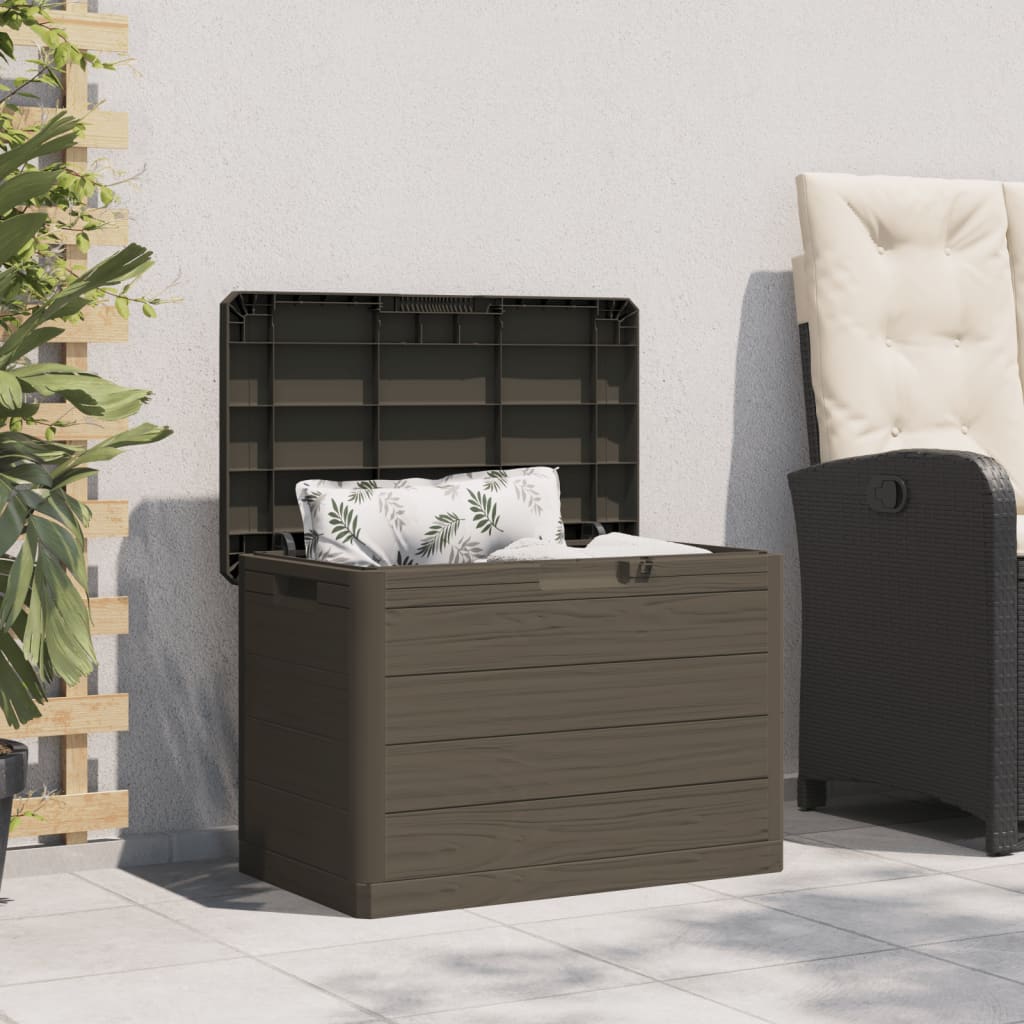 Kussenbox 77,5x44,5x53 cm polypropeen bruin is nu te koop bij PeponiXL, paradijselijk wonen!