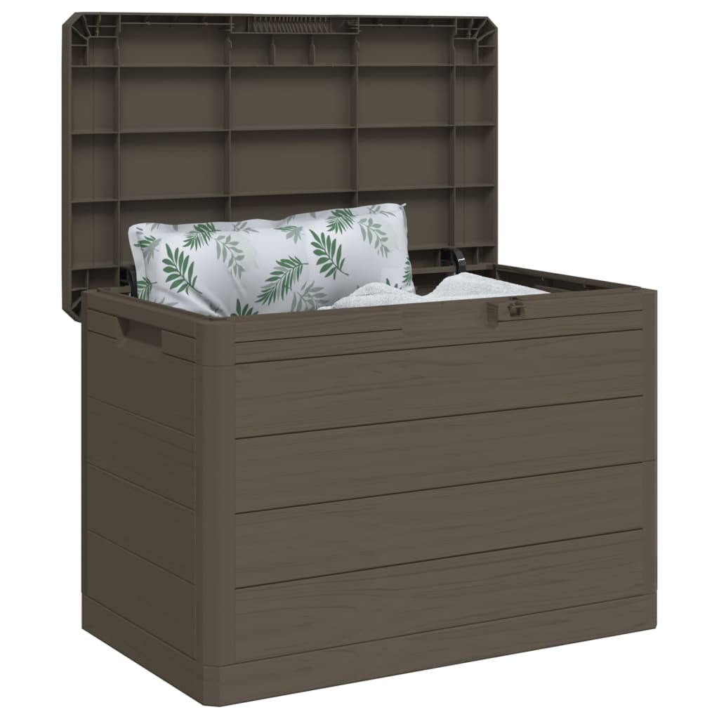Kussenbox 77,5x44,5x53 cm polypropeen bruin is nu te koop bij PeponiXL, paradijselijk wonen!