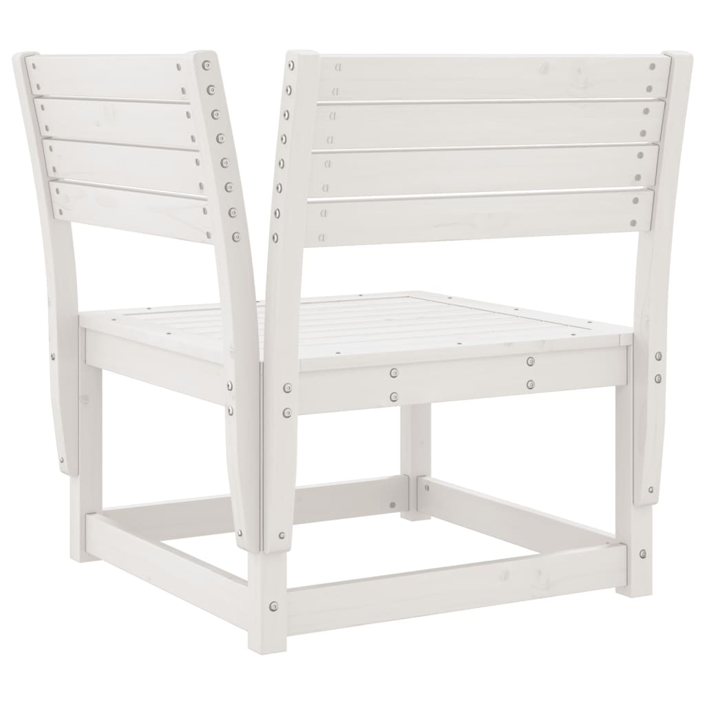 4-delige Loungeset massief grenenhout wit is nu te koop bij PeponiXL, paradijselijk wonen!