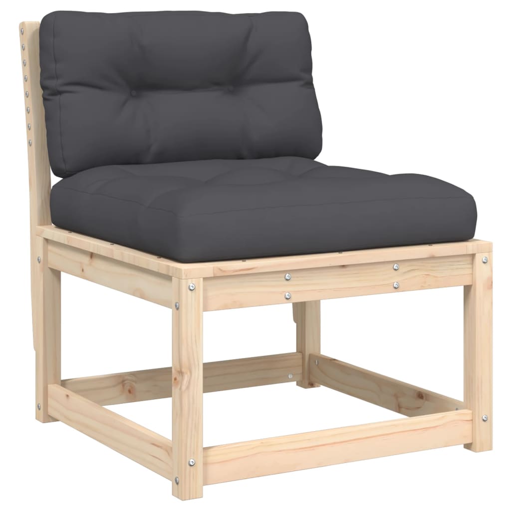 4-delige Loungeset massief grenenhout is nu te koop bij PeponiXL, paradijselijk wonen!
