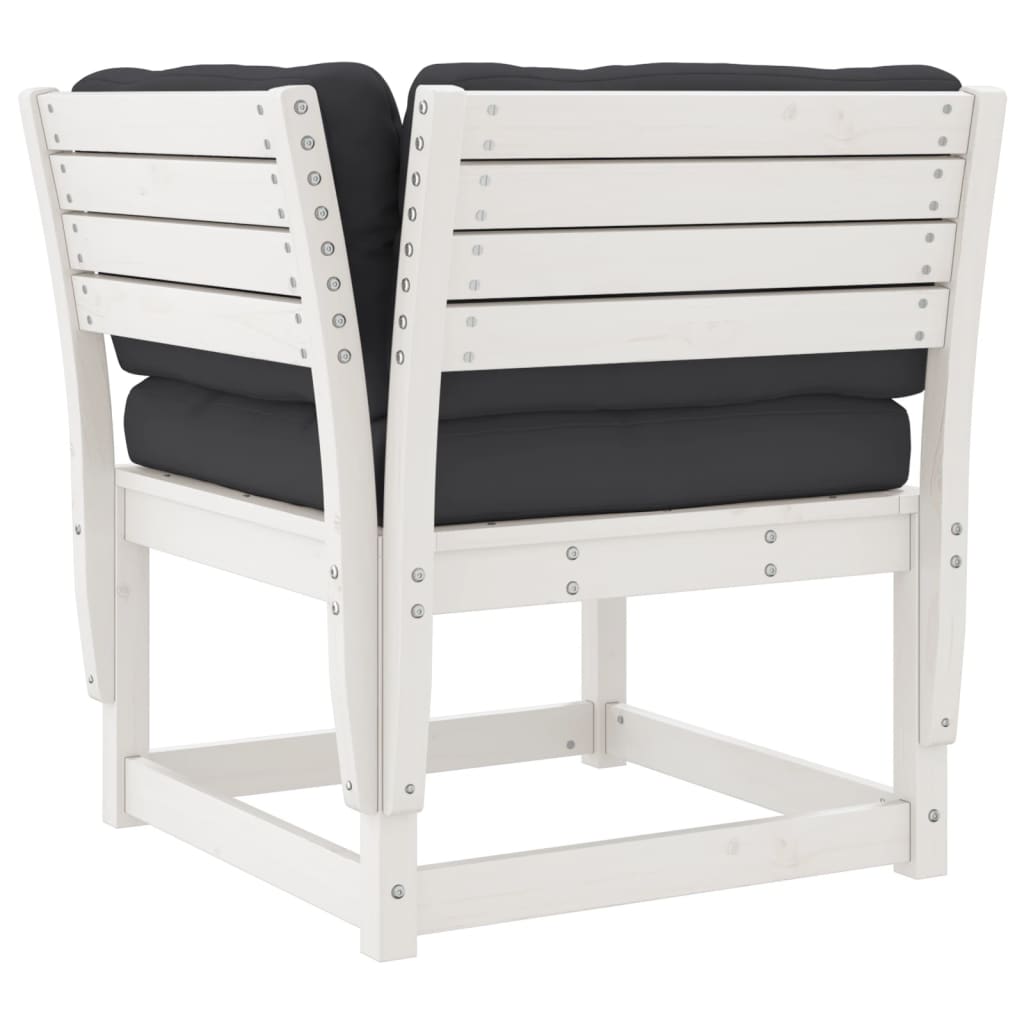 4-delige Loungeset met kussens massief grenenhout is nu te koop bij PeponiXL, paradijselijk wonen!