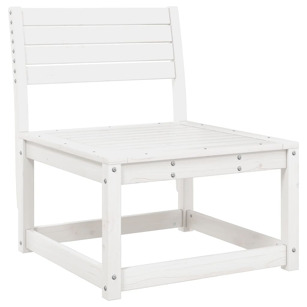 5-delige Loungeset massief grenenhout wit is nu te koop bij PeponiXL, paradijselijk wonen!