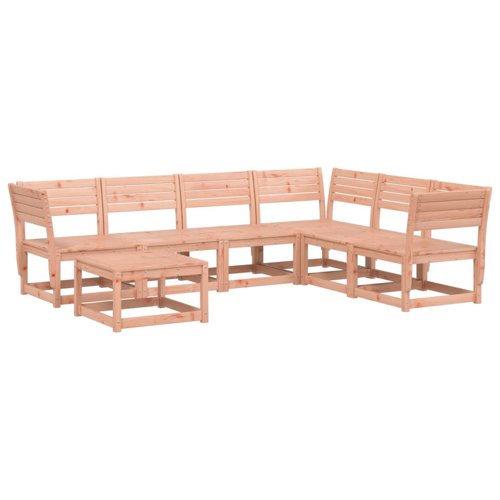 7-delige Loungeset massief douglashout is nu te koop bij PeponiXL, paradijselijk wonen!