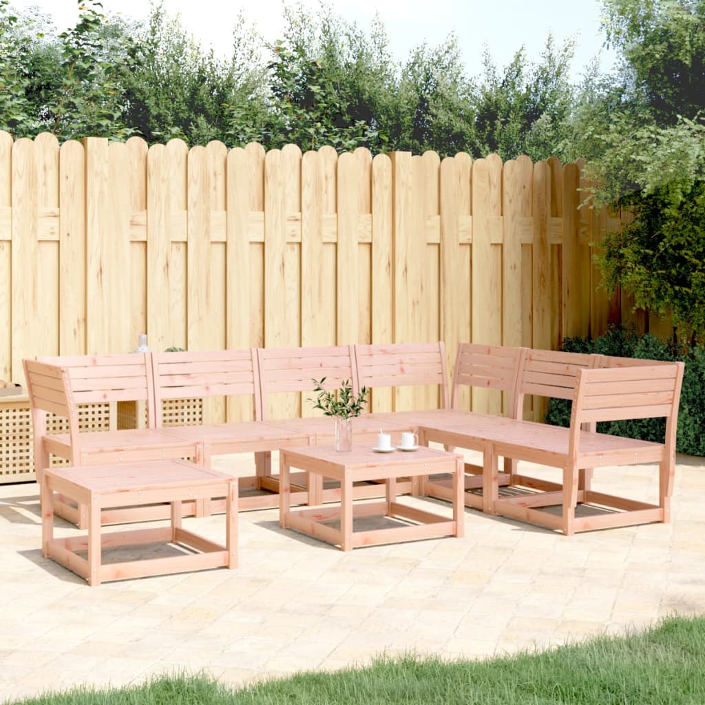 7-delige Loungeset massief douglashout is nu te koop bij PeponiXL, paradijselijk wonen!