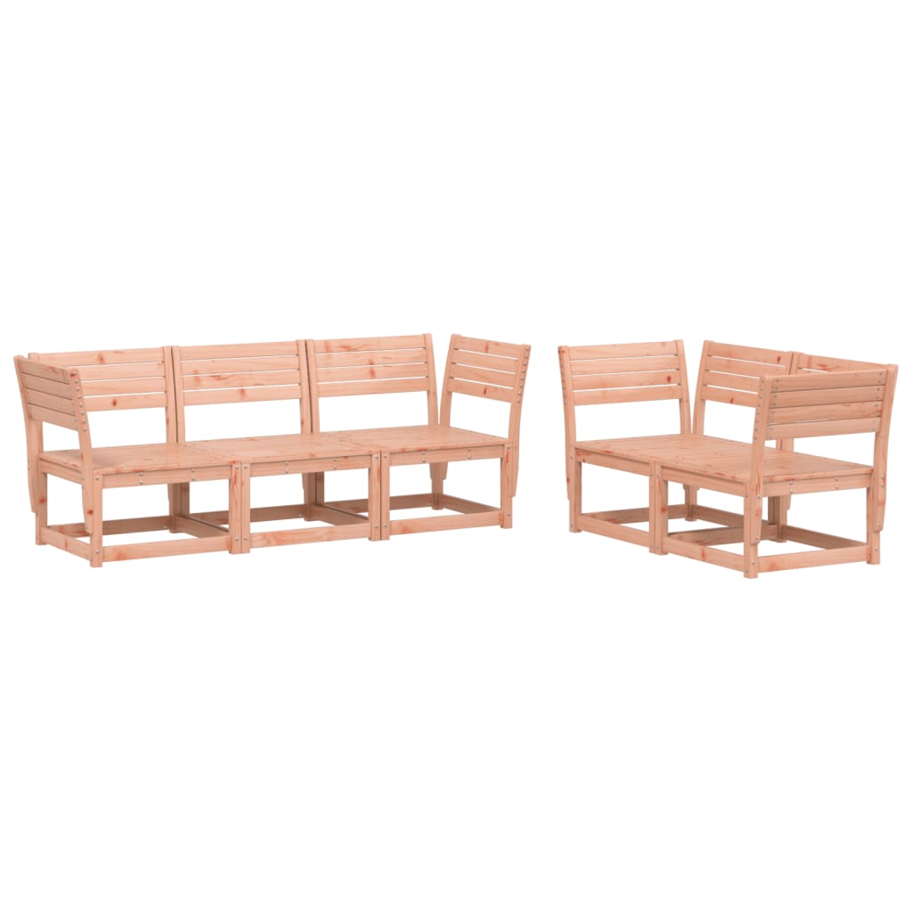 5-delige Loungeset massief douglashout is nu te koop bij PeponiXL, paradijselijk wonen!