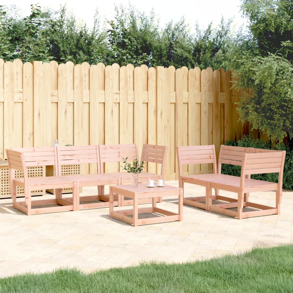 5-delige Loungeset massief douglashout is nu te koop bij PeponiXL, paradijselijk wonen!