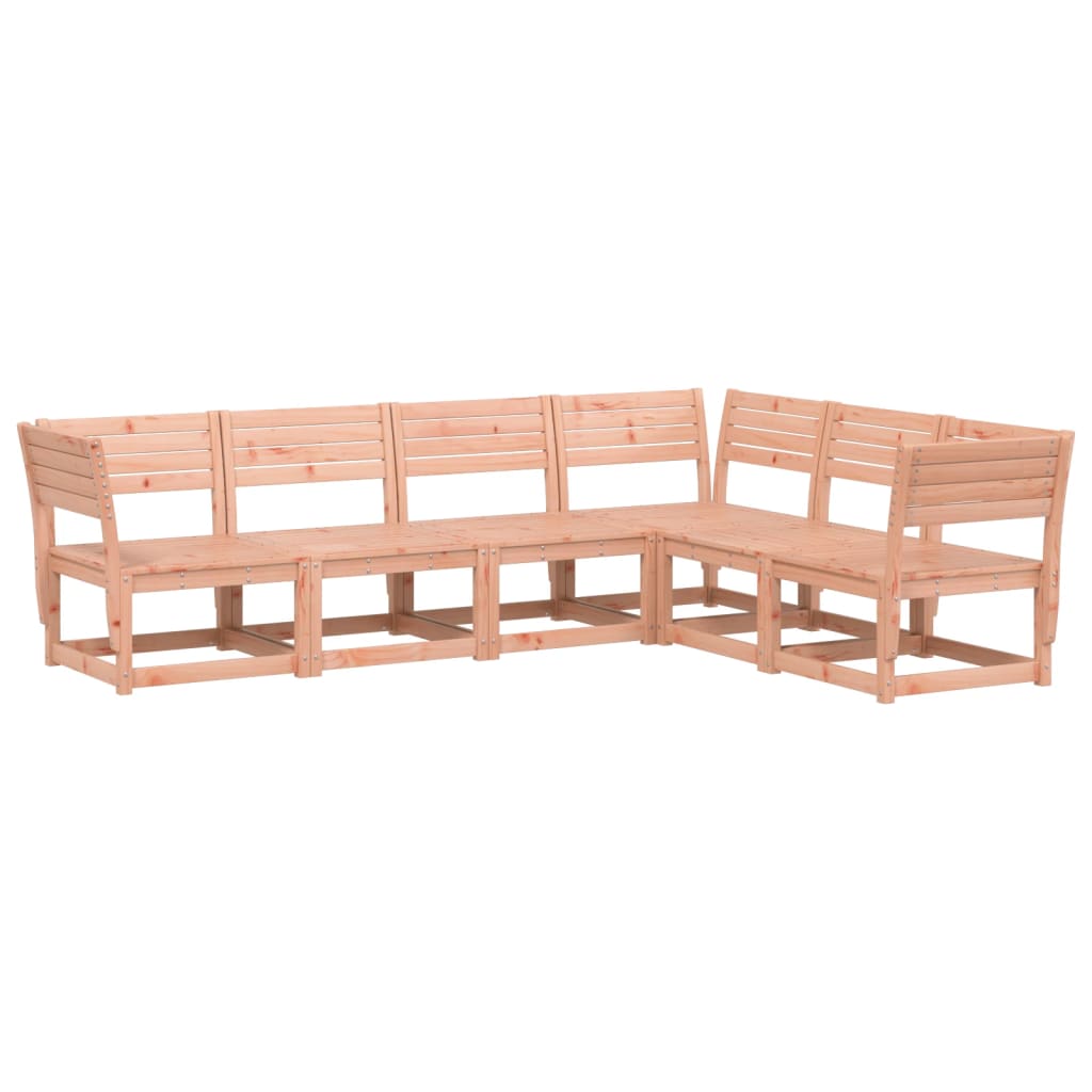 6-delige Loungeset massief douglashout is nu te koop bij PeponiXL, paradijselijk wonen!