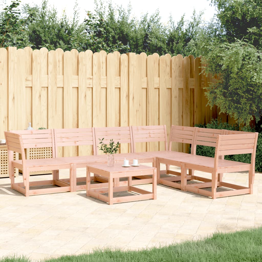 6-delige Loungeset massief douglashout is nu te koop bij PeponiXL, paradijselijk wonen!