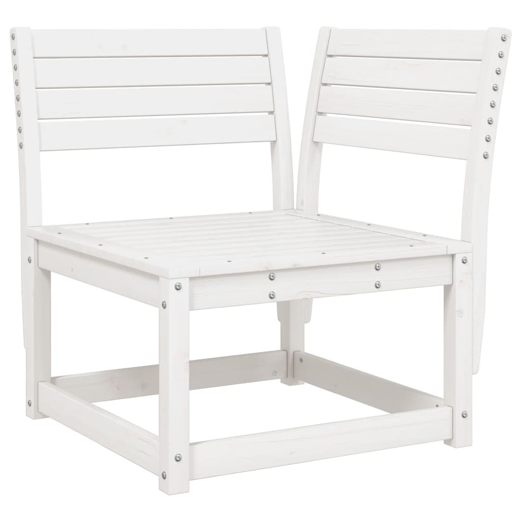 6-delige Loungeset massief grenenhout wit is nu te koop bij PeponiXL, paradijselijk wonen!