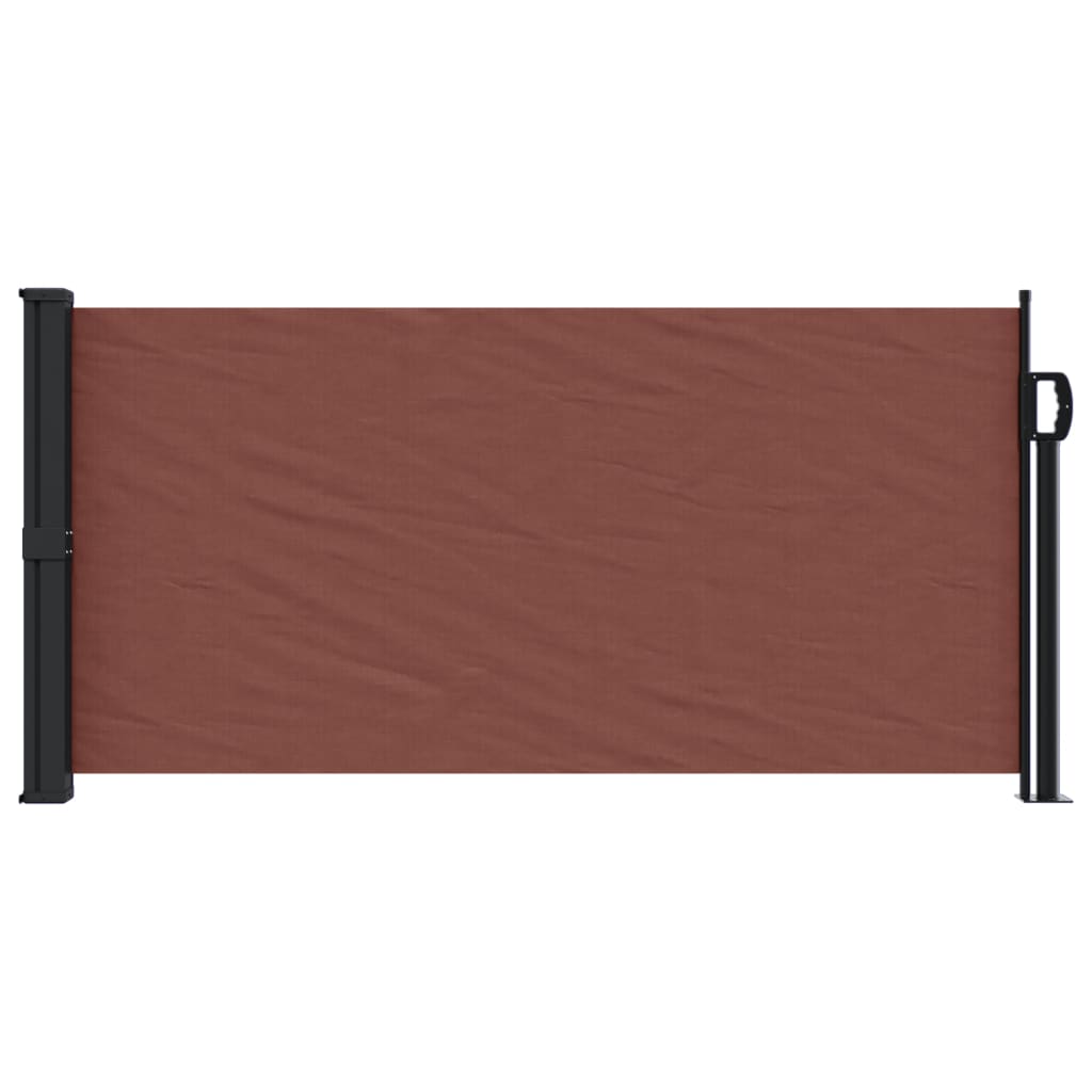 Windscherm uittrekbaar 100x300 cm bruin is nu te koop bij PeponiXL, paradijselijk wonen!