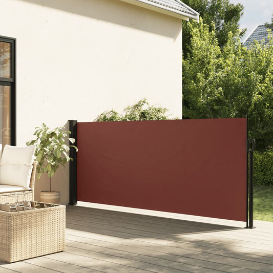 Windscherm uittrekbaar 100x300 cm bruin is nu te koop bij PeponiXL, paradijselijk wonen!