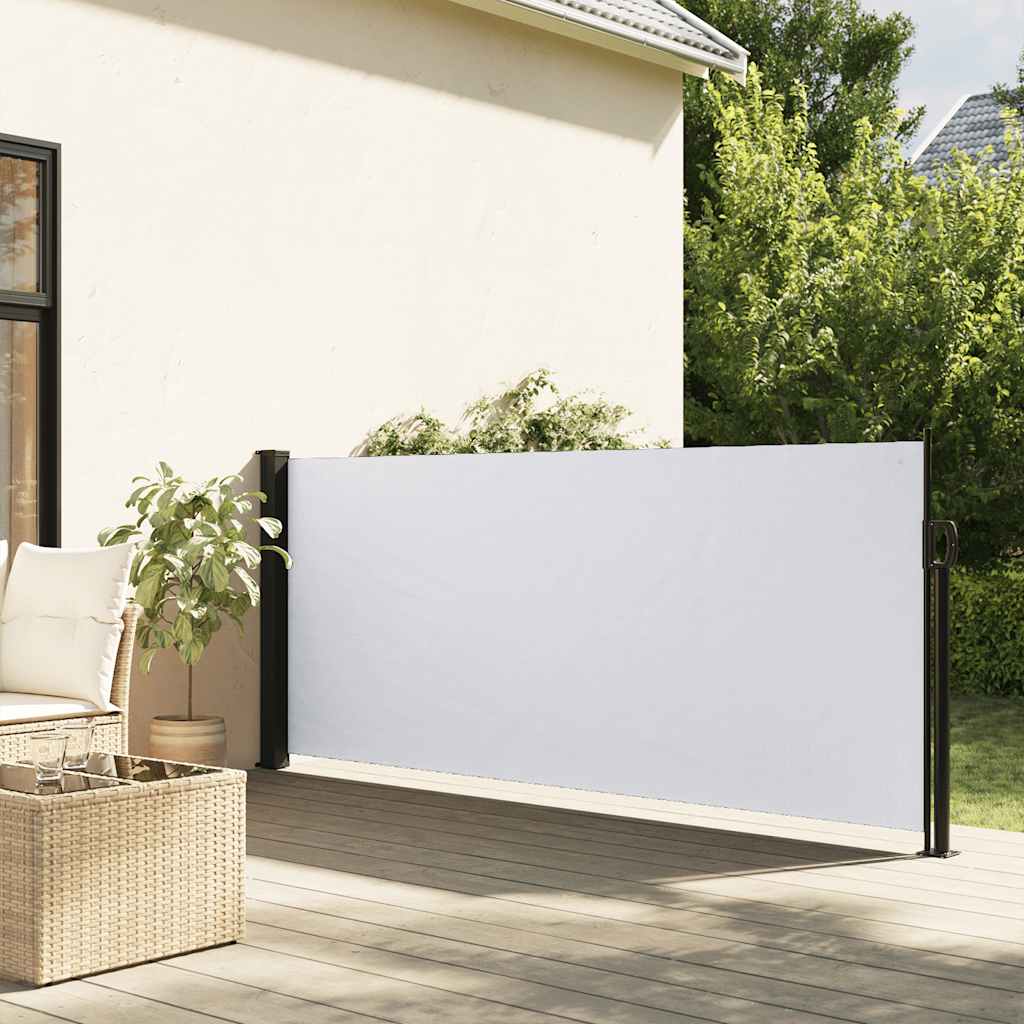 Windscherm uittrekbaar 100x300 cm wit is nu te koop bij PeponiXL, paradijselijk wonen!