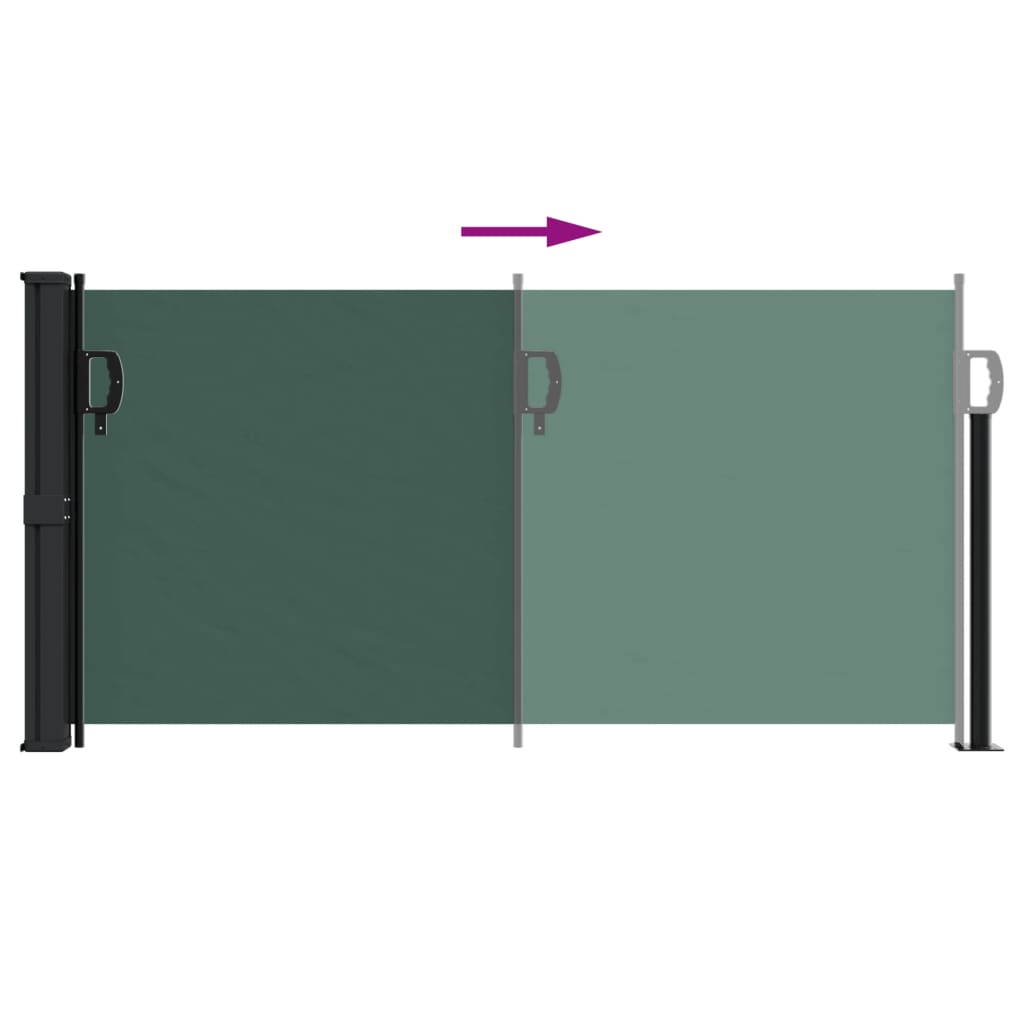 Windscherm uittrekbaar 100x300 cm donkergroen is nu te koop bij PeponiXL, paradijselijk wonen!