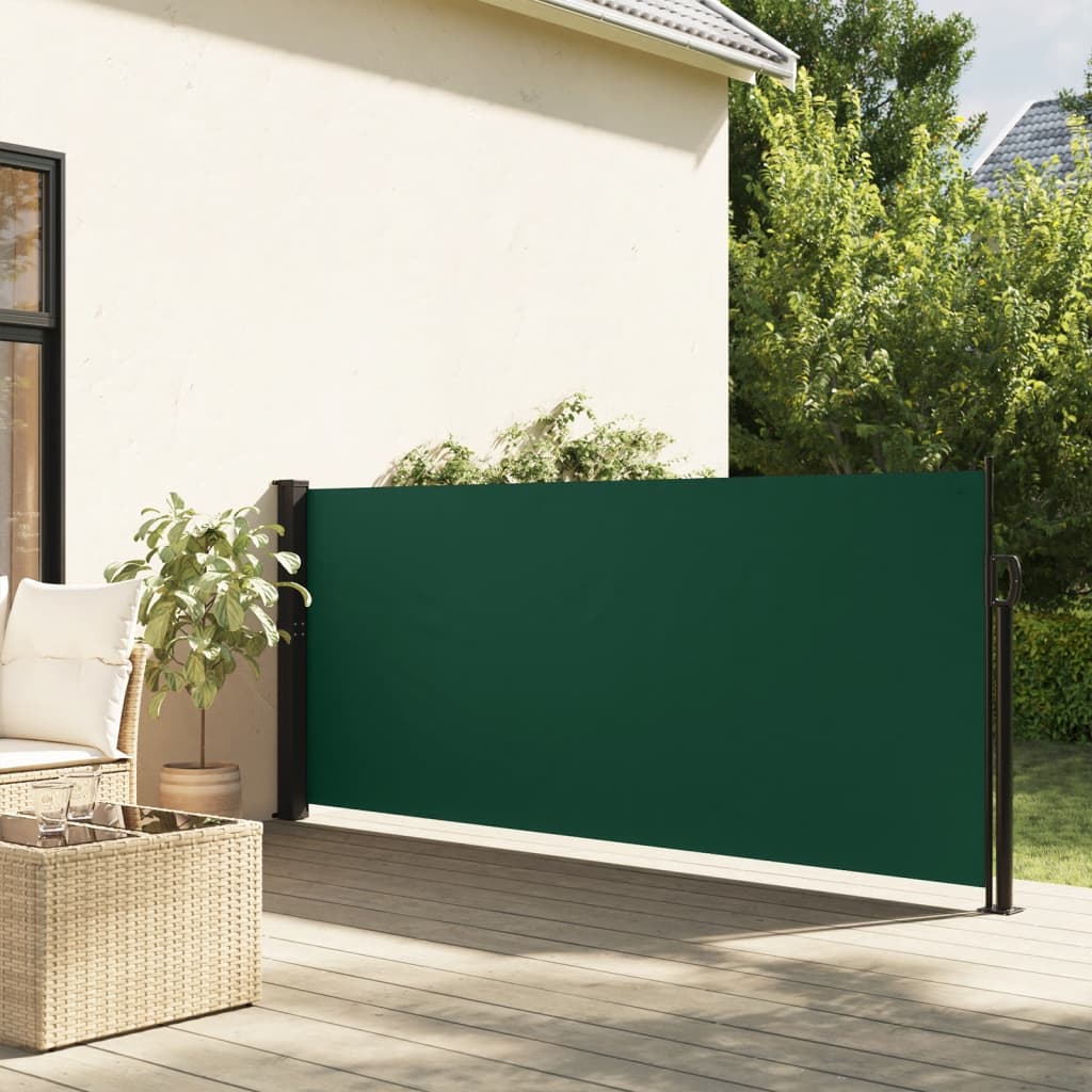 Windscherm uittrekbaar 100x300 cm donkergroen is nu te koop bij PeponiXL, paradijselijk wonen!