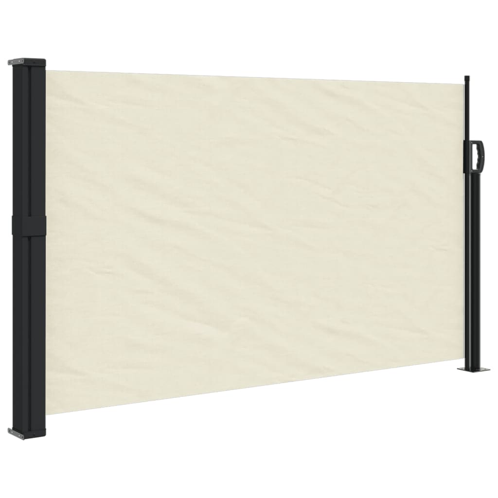 Windscherm uittrekbaar 117x300 cm crèmekleurig is nu te koop bij PeponiXL, paradijselijk wonen!