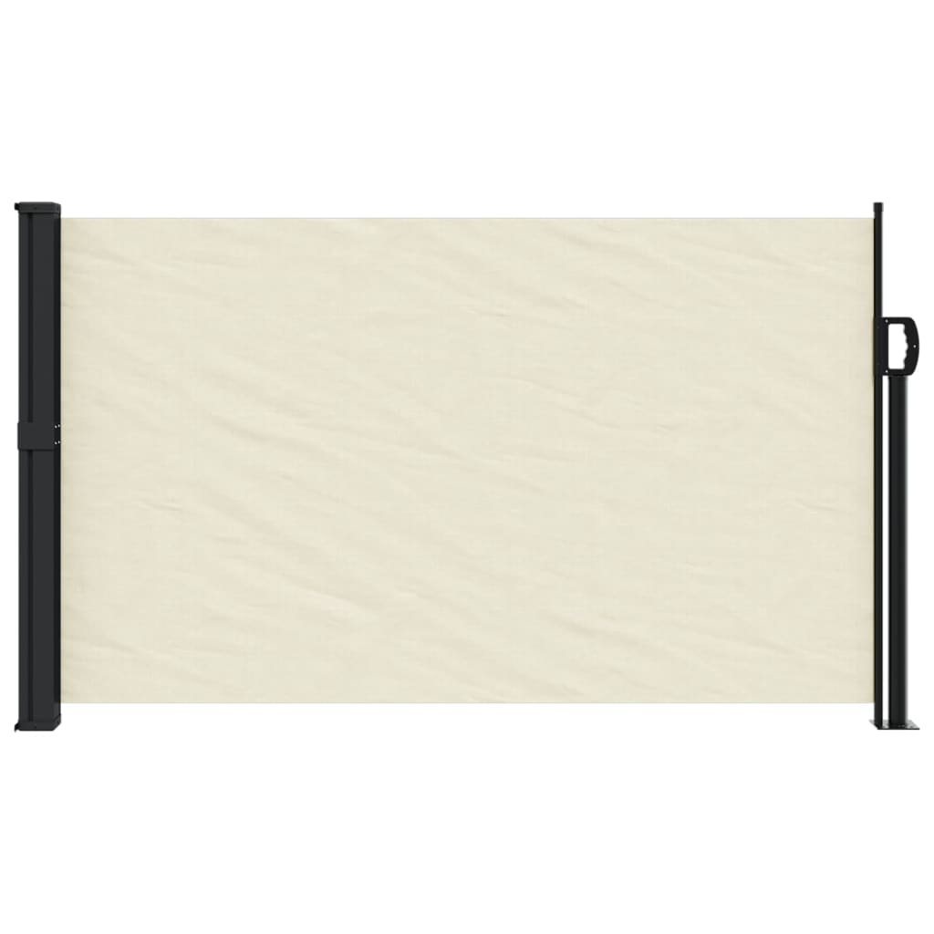 Windscherm uittrekbaar 117x300 cm crèmekleurig is nu te koop bij PeponiXL, paradijselijk wonen!