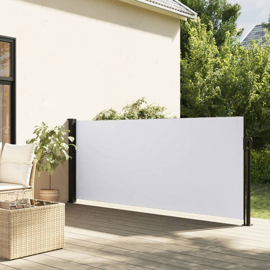 Windscherm uittrekbaar 117x300 cm wit is nu te koop bij PeponiXL, paradijselijk wonen!