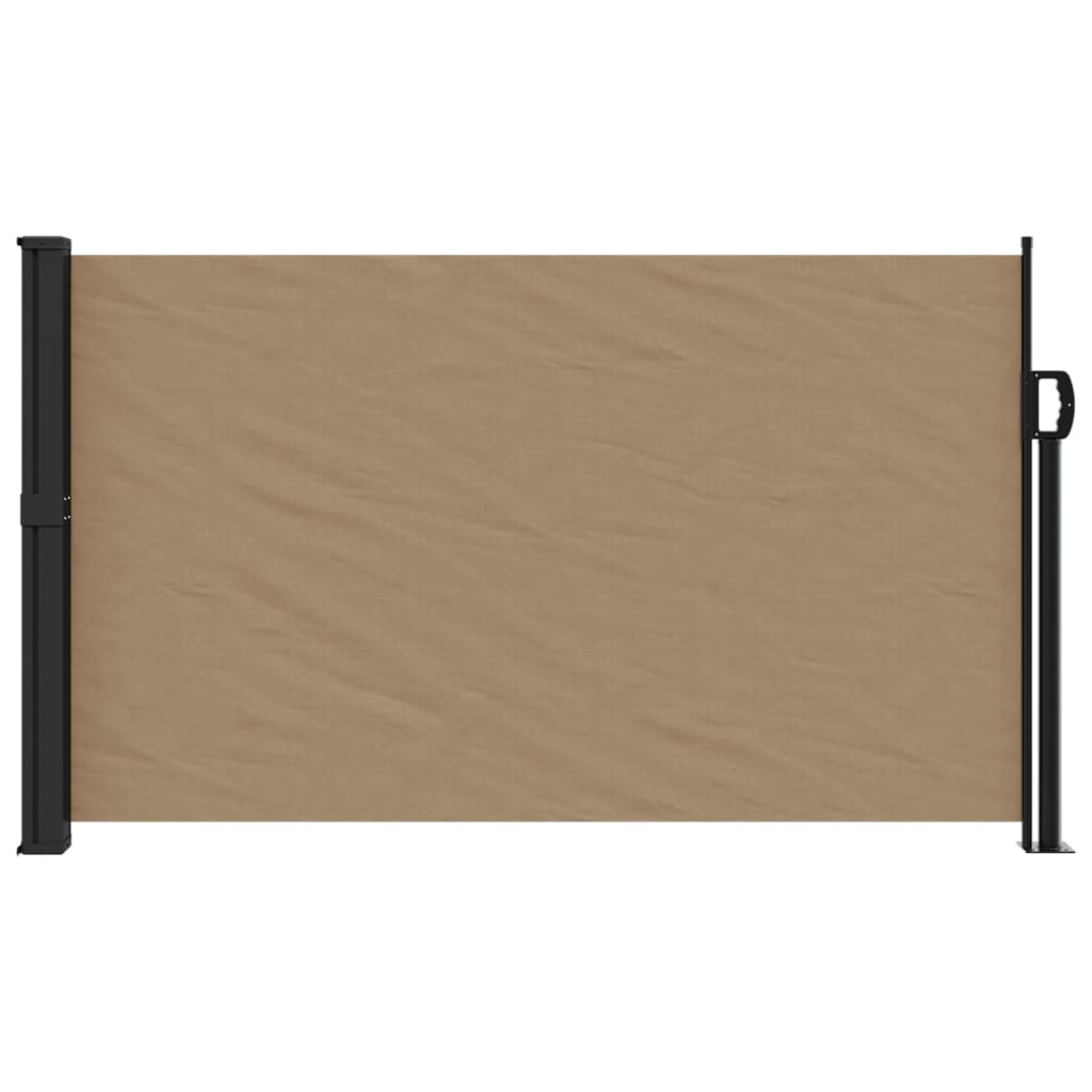 Windscherm uittrekbaar 117x300 cm taupe is nu te koop bij PeponiXL, paradijselijk wonen!