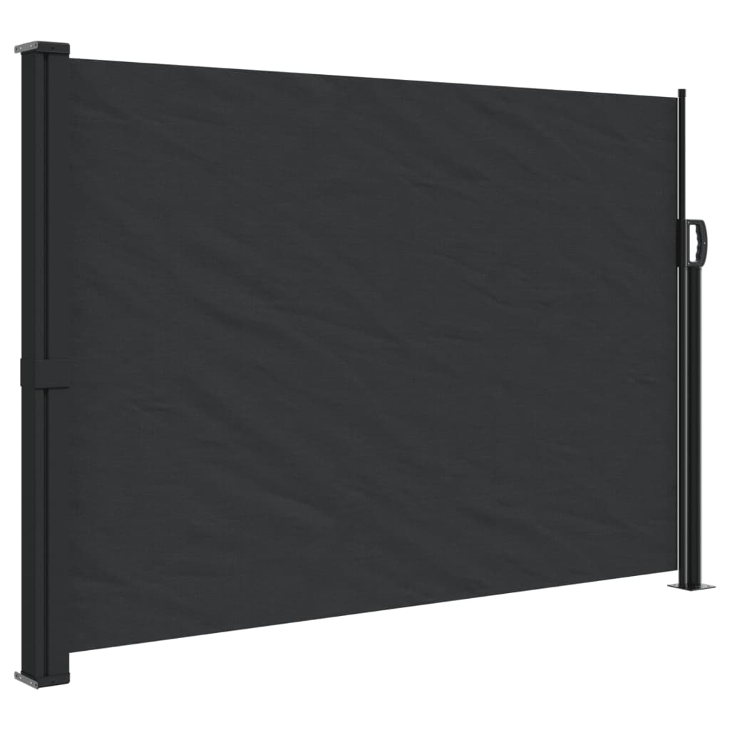 Windscherm uittrekbaar 140x300 cm zwart is nu te koop bij PeponiXL, paradijselijk wonen!