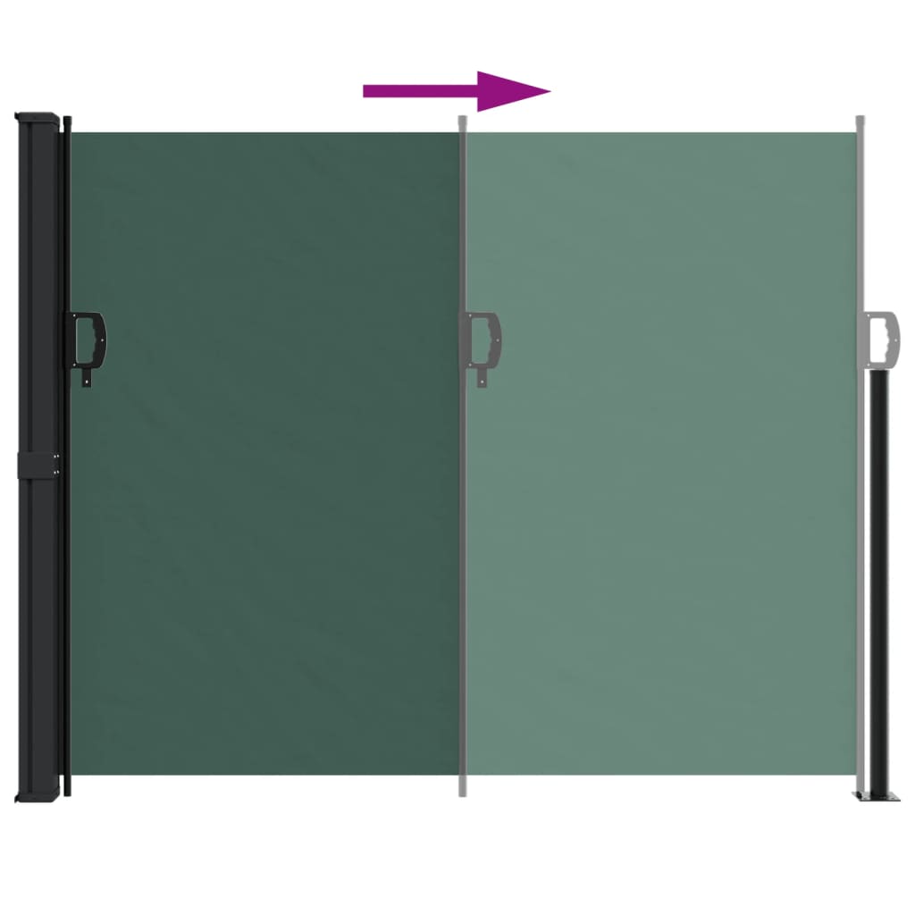 Windscherm uittrekbaar 160x300 cm donkergroen is nu te koop bij PeponiXL, paradijselijk wonen!