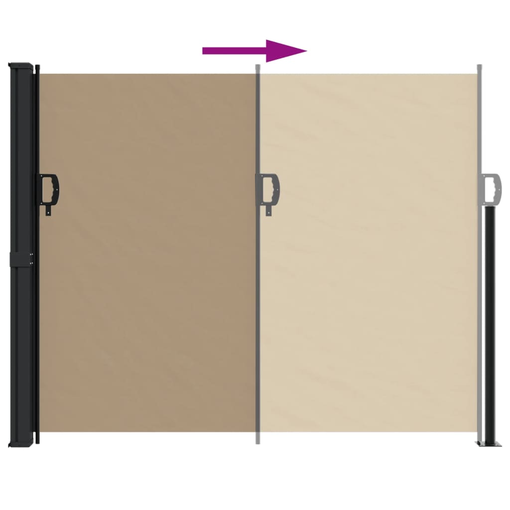 Windscherm intrekbaar 170x300 cm taupe is nu te koop bij PeponiXL, paradijselijk wonen!