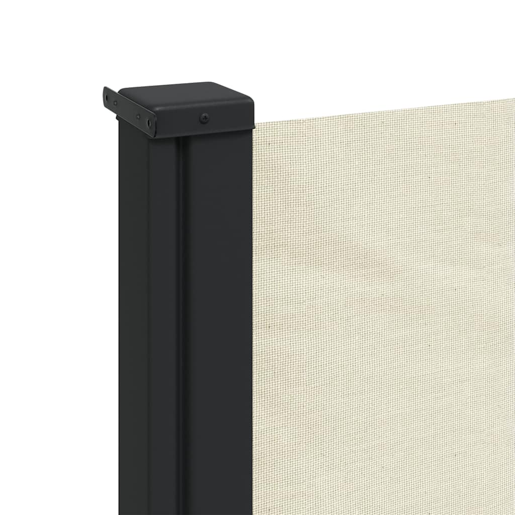 Windscherm uittrekbaar 100x500 cm crèmekleurig is nu te koop bij PeponiXL, paradijselijk wonen!