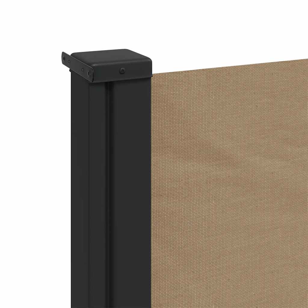 Windscherm uittrekbaar 100x500 cm taupe is nu te koop bij PeponiXL, paradijselijk wonen!