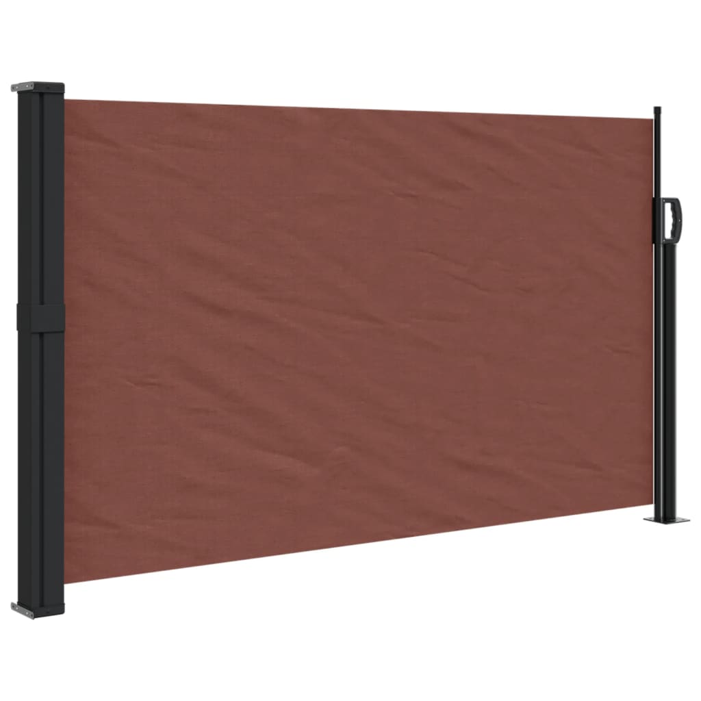 Windscherm uittrekbaar 120x500 cm bruin is nu te koop bij PeponiXL, paradijselijk wonen!