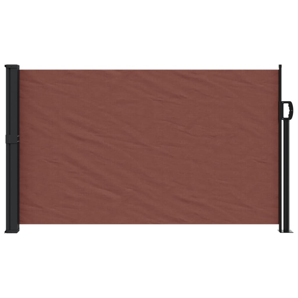 Windscherm uittrekbaar 120x500 cm bruin is nu te koop bij PeponiXL, paradijselijk wonen!